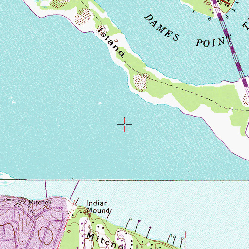 Topographic Map of Mill Cove, FL