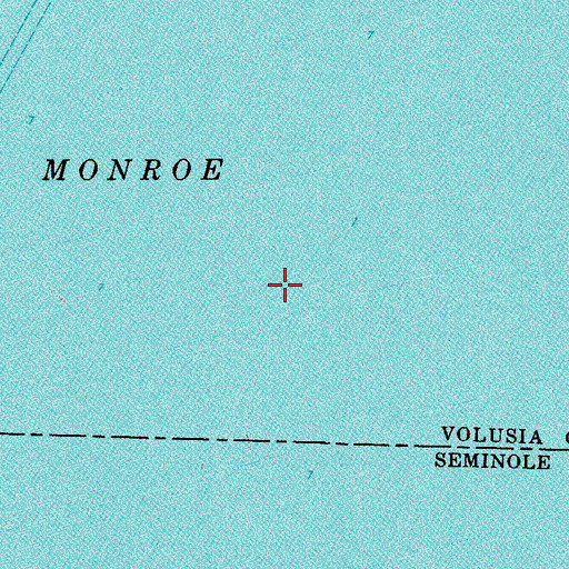Topographic Map of Lake Monroe, FL