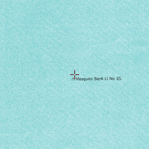 Topographic Map of Mosquito Bank Light Number 35, FL