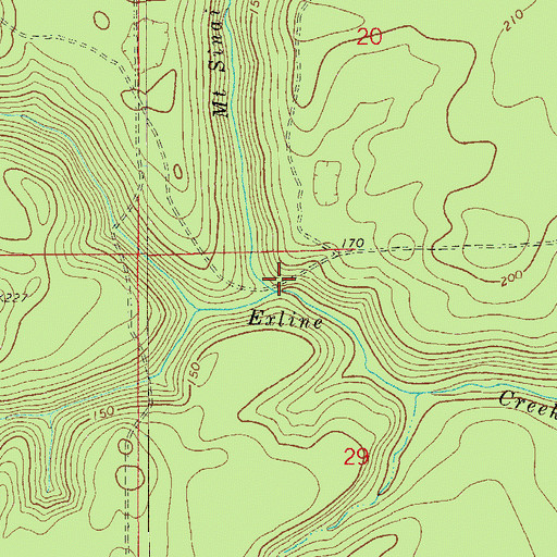 Topographic Map of Mount Sinai Branch, FL