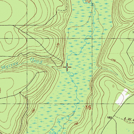 Topographic Map of Murray Head, FL