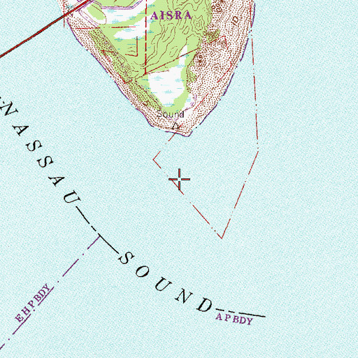 Topographic Map of Nassau River, FL