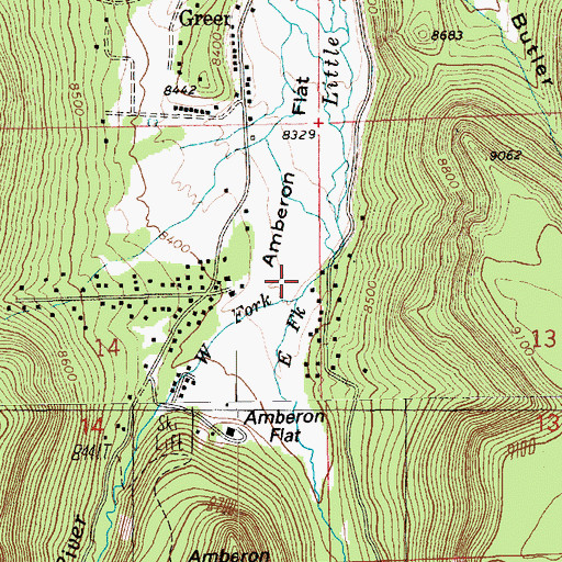 Topographic Map of East Fork Little Colorado River, AZ
