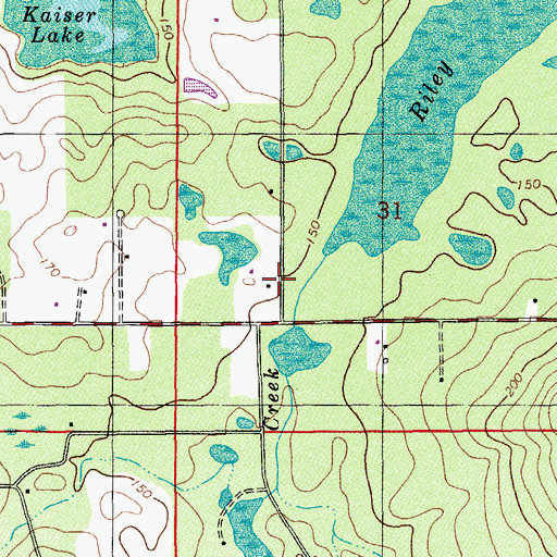 Topographic Map of New Orange Church, FL