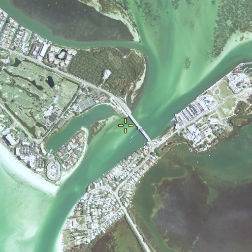 Aerial/Satellite Image of New Pass, FL