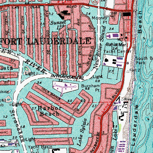 Topographic Map of New River, FL
