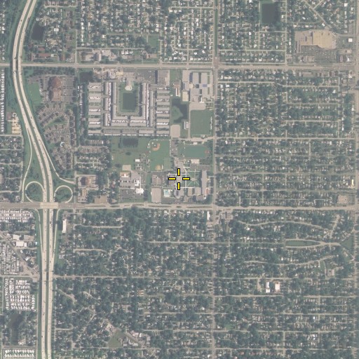 Aerial/Satellite Image of Northeast High School, FL