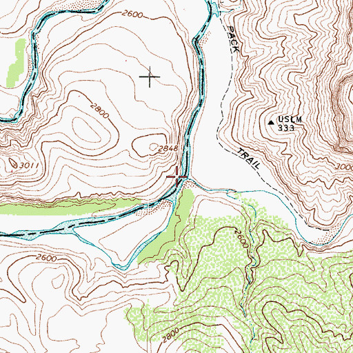 Topographic Map of East Verde River, AZ