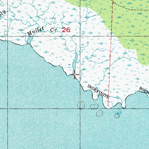 Topographic Map of Okefenokee Slough, FL