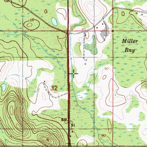 Topographic Map of Otter Creek, FL