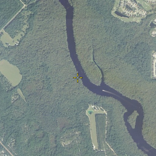 Aerial/Satellite Image of Pecks Branch, FL