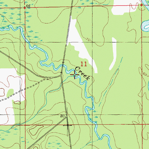 Topographic Map of Pelt Creek, FL