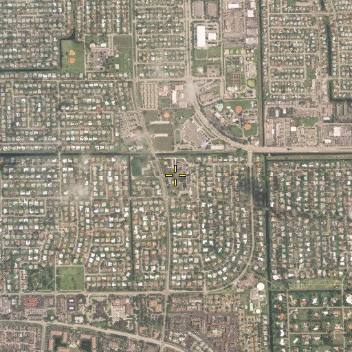 Aerial/Satellite Image of Peters Elementary School, FL