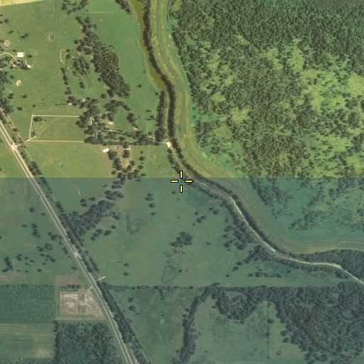 Aerial/Satellite Image of Phyllis Branch, FL