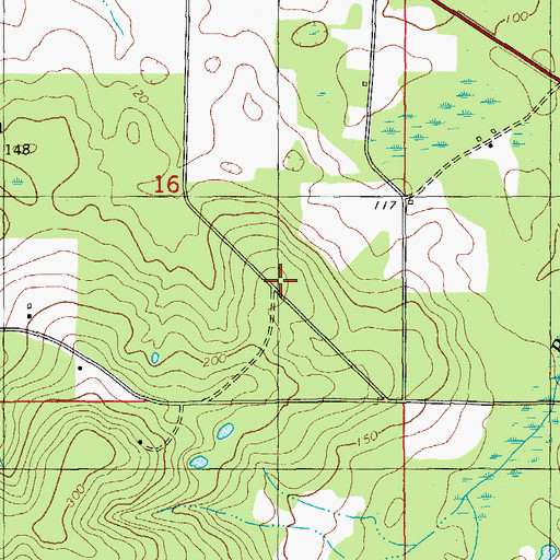 Topographic Map of Pittman Hill Church, FL