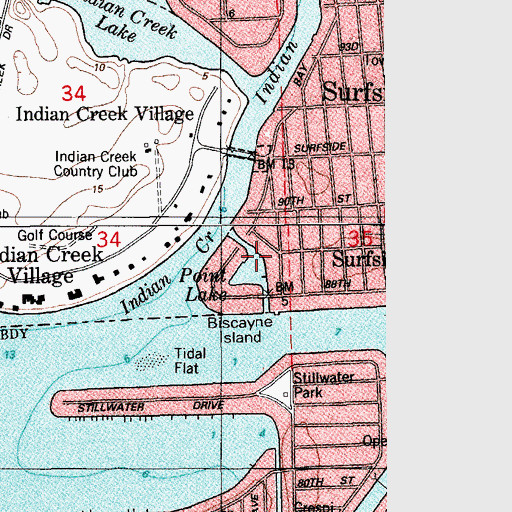 Topographic Map of Point Lake, FL