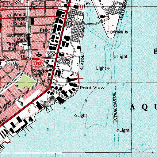 Topographic Map of Point View, FL