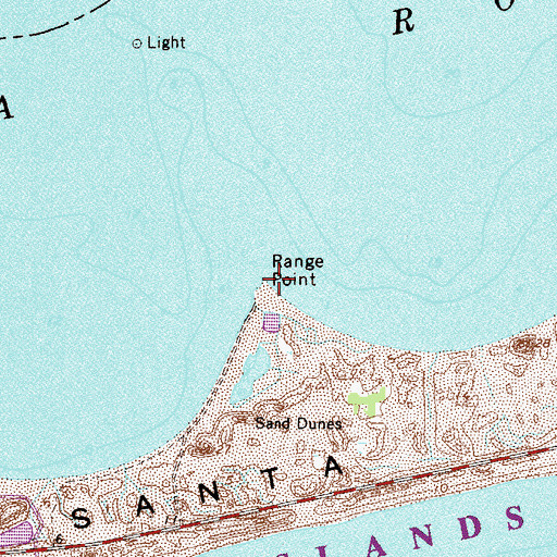 Topographic Map of Range Point, FL