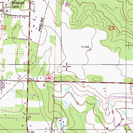 Topographic Map of Ransom Middle School, FL