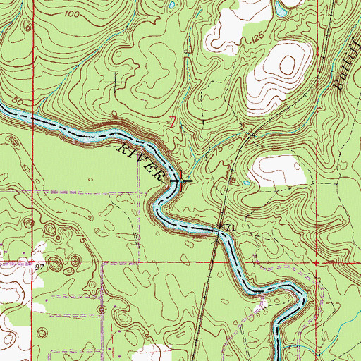 Topographic Map of Ratliff Creek, FL