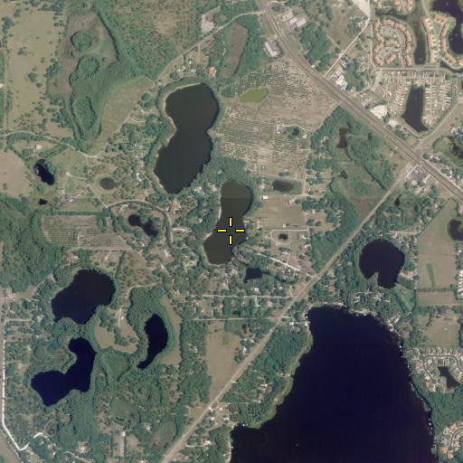 Aerial/Satellite Image of Red Bug Lake, FL