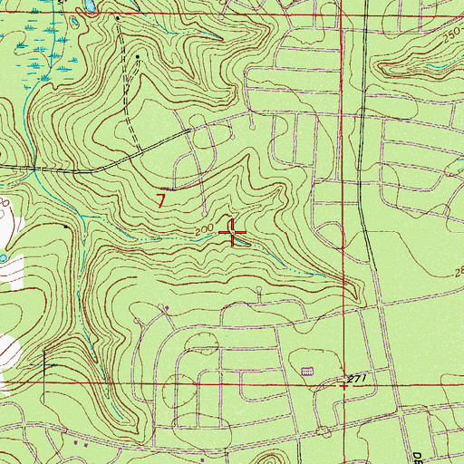 Topographic Map of Reedy Swamp, FL