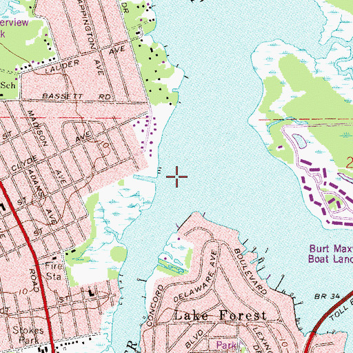 Topographic Map of Ribault River, FL
