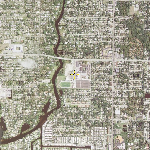 Aerial/Satellite Image of Riverview High School, FL