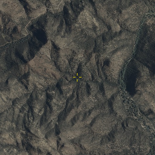 Aerial/Satellite Image of Fifty Dollar Spring, AZ