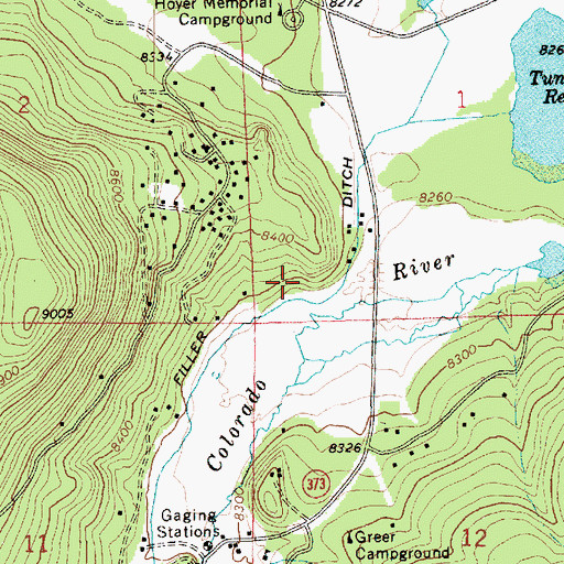 Topographic Map of Filler Ditch, AZ
