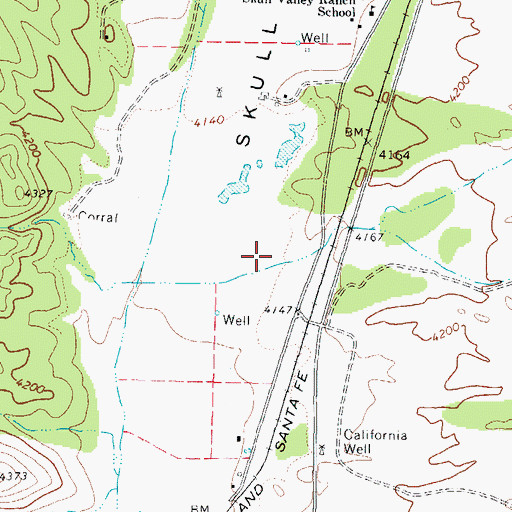 Topographic Map of Finch Wash, AZ