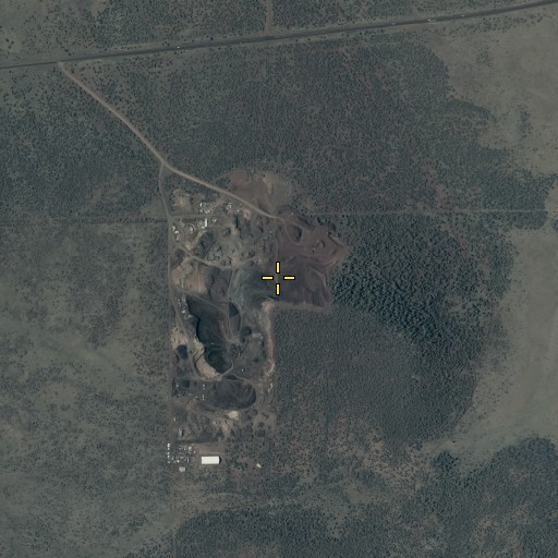 Aerial/Satellite Image of First Knoll, AZ