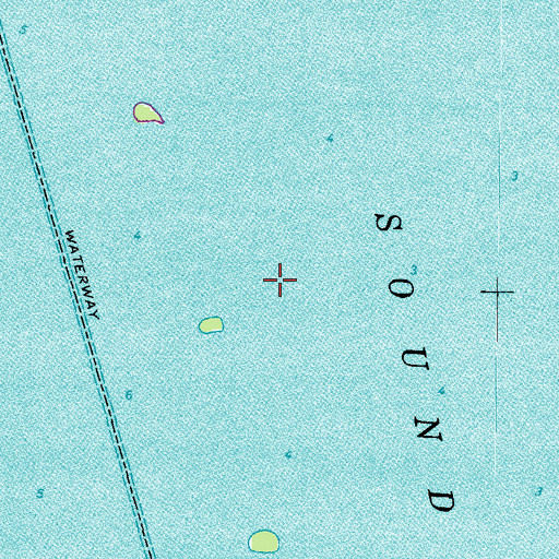 Topographic Map of Saint Joseph Sound, FL