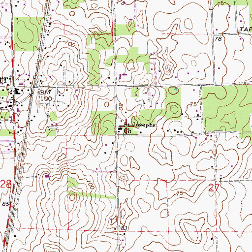 Topographic Map of Greater Saint Joseph AME Church, FL