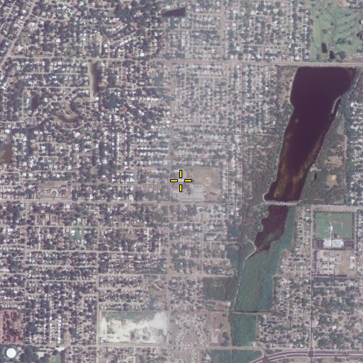 Aerial/Satellite Image of Saint Patricks School, FL