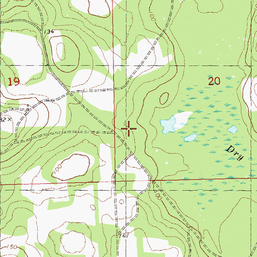 Topographic Map of Saint Philip Church, FL