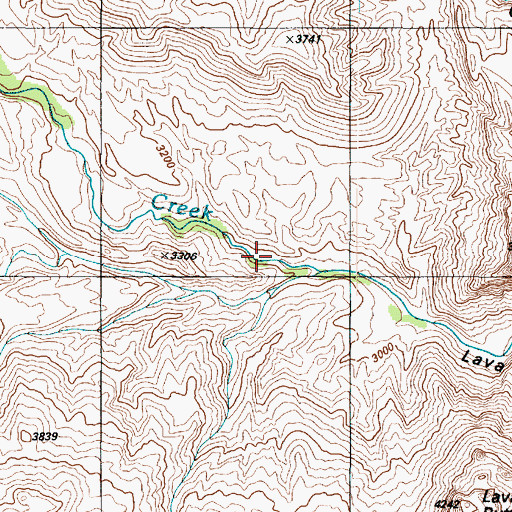 Topographic Map of Chuar Valley, AZ