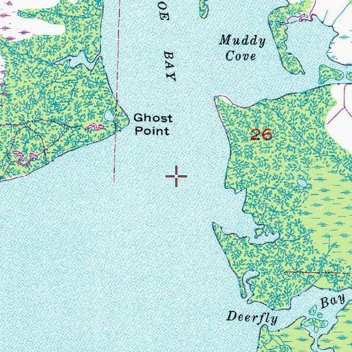 Topographic Map of Sam Knight Creek, FL
