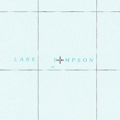 Topographic Map of Lake Sampson, FL