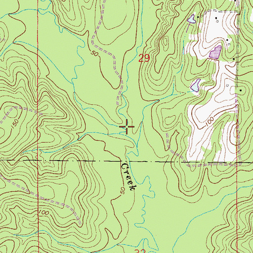 Topographic Map of Sconiers Mill Creek, FL
