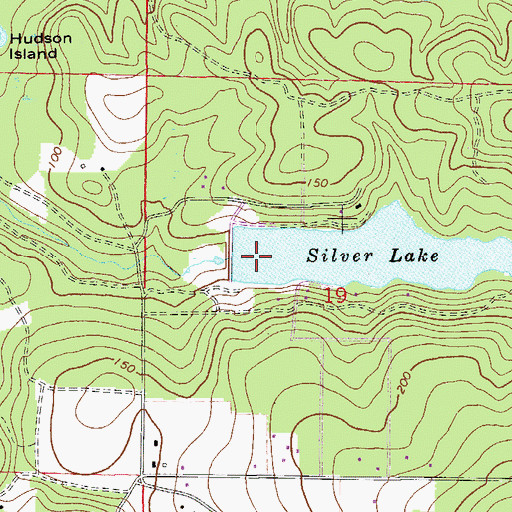 Topographic Map of Silver Lake, FL