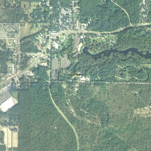 Aerial/Satellite Image of Silver Springs, FL