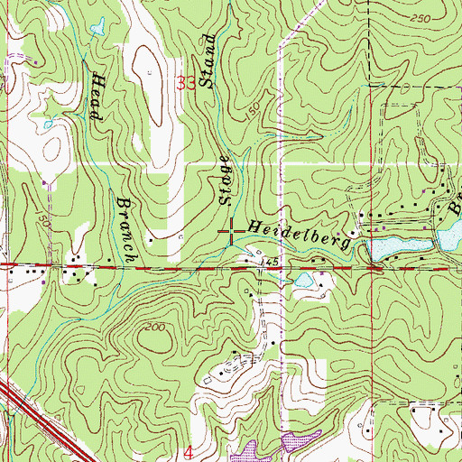Topographic Map of Stage Stand Branch, FL