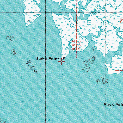Topographic Map of Stake Point, FL
