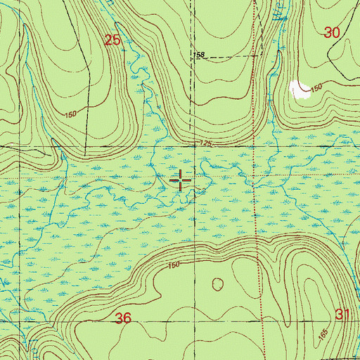 Topographic Map of Starvation Branch, FL
