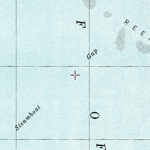 Topographic Map of Steamboat Gap, FL