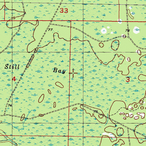 Topographic Map of Still Bay, FL