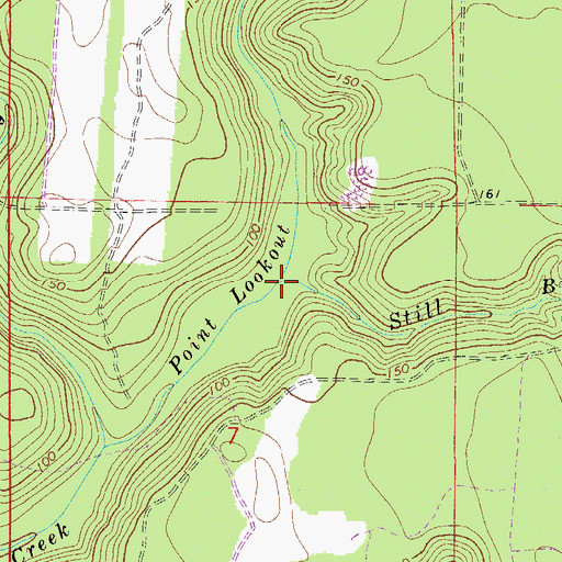 Topographic Map of Still Branch, FL