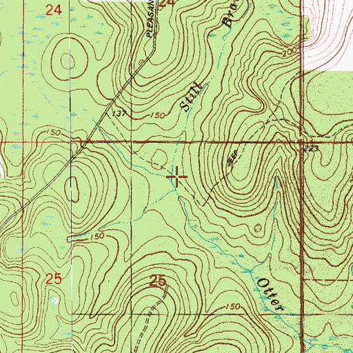 Topographic Map of Still Branch, FL