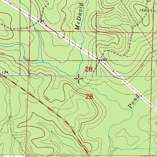 Topographic Map of Still Branch, FL